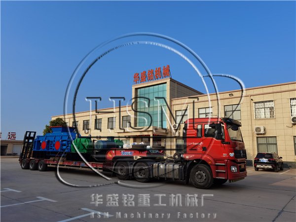 2PG1800x1000型全液壓對輥制砂機發(fā)往重慶江北區(qū)